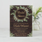 Waterverf Eucalyptus Greenery Vrijgezellenfeest Kaart (Staand voorkant)