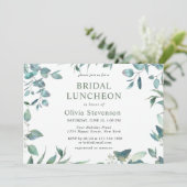 Waterverf Eucalyptus Greenery Vrijgezellenfeest Kaart (Staand voorkant)