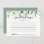 Waterverf Eucalyptus Greenery Weddenschap Briefkaart<br><div class="desc">Deze waterverf eucalyptus groen bruiloft advies kaart is ideaal voor een rustieke bruiloft. De ontwerpeigenschappen. Dit artistieke ontwerp is voorzien van handgetekend,  waterverf eucalyptus groen gebladerte,  inspirerend natuurschoon. Personaliseer de kaarten met de namen van de bruid en bruidegom,  aanstaande ouders of afstuderen.</div>