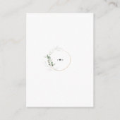 Waterverf Eucalyptus Greenery Wedding Details Informatiekaartje (Achterkant)