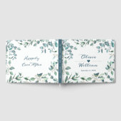 Waterverf Eucalyptus Greenery Wedding Gastenboek (Volledig)