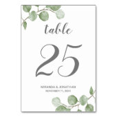 Waterverf Eucalyptus Greenery Wedding Kaart (Voorkant)