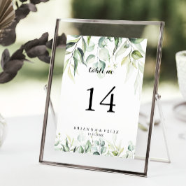 Waterverf Eucalyptus Greenery Wedding Kaart