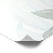 Waterverf Eucalyptus Greenery Wedding Poster (Hoek)