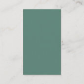 Waterverf Eucalyptus Greenery Wedding QR RSVP Informatiekaartje (Achterkant)