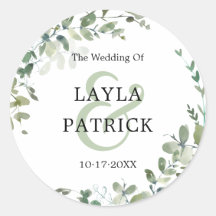 Waterverf Eucalyptus Greenery Wedding