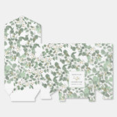 Waterverf Eucalyptus groen bloesems bruiloft Bedankdoosjes (Ongevouwen)