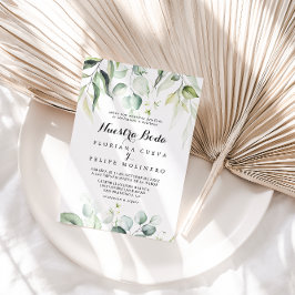 Waterverf Eucalyptus groen Nuestra Boda Kaart