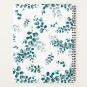 Waterverf eucalyptus groen planner (Achterkant)