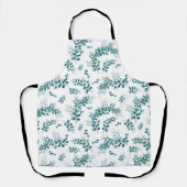 Waterverf eucalyptus groen schort (Voorkant)