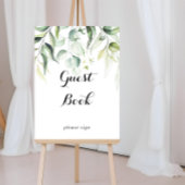 Waterverf Eucalyptus Groene Gastensignering Poster