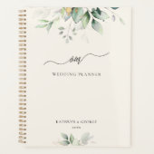 Waterverf Eucalyptus Groene Goud Planner (Voorkant)