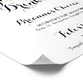 Waterverf Eucalyptus Groene Signatuurdranken  Poster (Hoek)