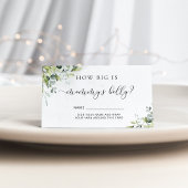 Waterverf eucalyptus hoe groot is de buik van mama informatiekaartje