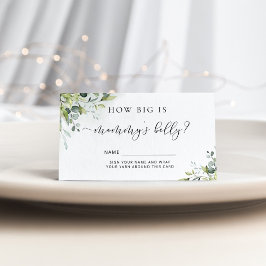 Waterverf eucalyptus hoe groot is de buik van mama informatiekaartje