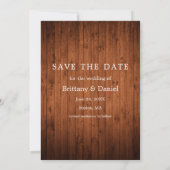 Waterverf Eucalyptus Hood Gold Save the Date Kaart (Achterkant)