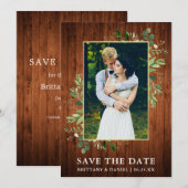 Waterverf Eucalyptus Hood Sparen de Kaart van de D (Voorkant / Achterkant)