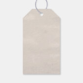 Waterverf Eucalyptus Huwelijksgunsten Cadeaulabel (Achterkant)