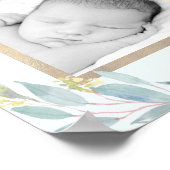 Waterverf Eucalyptus, ik ben een kind van God Poster (Hoek)