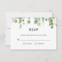 Waterverf Eucalyptus laat gouden olievlekken