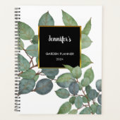 Waterverf eucalyptus laat persoonlijke elegantie a planner (Voorkant)