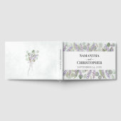 Waterverf Eucalyptus & Lavender Boho Chic Wedding Gastenboek (Volledig)