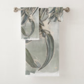 Waterverf Eucalyptus Leaves Greenery Bad Handdoek (Insitu)