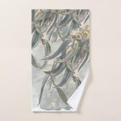 Waterverf Eucalyptus Leaves Greenery Bad Handdoek (Handdoek)
