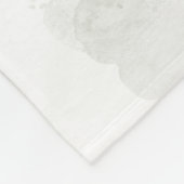 Waterverf Eucalyptus Leaves Greenery Fleece Deken (Hoek)