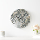 Waterverf Eucalyptus Leaves Greenery Grote Klok (Huis)