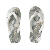 Waterverf Eucalyptus Leaves Greenery Kinder Teenslippers (Voetbed)