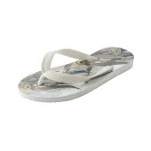 Waterverf Eucalyptus Leaves Greenery Kinder Teenslippers (Schuin)