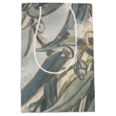 Waterverf Eucalyptus Leaves Greenery Medium Cadeauzakje (Voorkant)