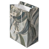 Waterverf Eucalyptus Leaves Greenery Medium Cadeauzakje (Achterkant Gekanteld)