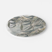 Waterverf Eucalyptus Leaves Greenery Papieren Bordje (Gekanteld)