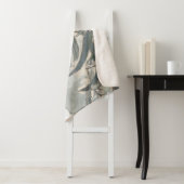 Waterverf Eucalyptus Leaves Greenery Sherpa Deken (In situ)