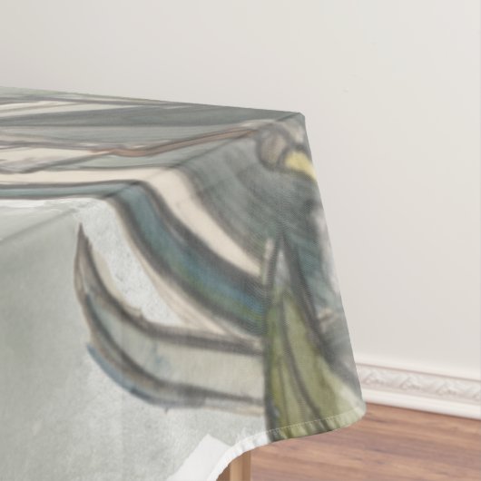 Waterverf Eucalyptus Leaves Greenery Tafelkleed (Voorbeeld)