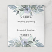 Waterverf Eucalyptus Leaves Wedde Place Kaarten Plaatskaartje (Buitenkant ongevouwen)