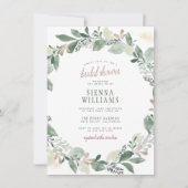 Waterverf Eucalyptus lekt het grote Vrijgezellenfe Kaart (Voorkant)