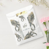 Waterverf Eucalyptus leveert groen huwelijk Bedankzakje (Gezegeld)