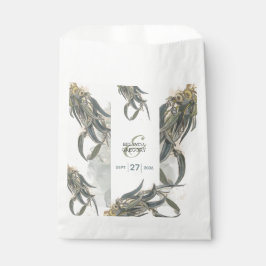Waterverf Eucalyptus leveert groen huwelijk Bedankzakje
