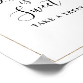 waterverf eucalyptus Love is sweet bord Poster (Hoek)