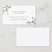 Waterverf Eucalyptus Modern Visitekaartje (Voorkant / Achterkant)