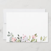 Waterverf Eucalyptus Moving Announcards Aankondiging (Achterkant)