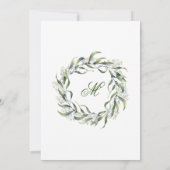 Waterverf Eucalyptus Nursing School Afstuderen Kaart (Achterkant)