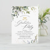 Waterverf Eucalyptus Nursing School Afstuderen Kaart (Staand voorkant)