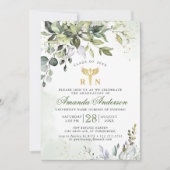 Waterverf Eucalyptus Nursing School Afstuderen Kaart (Voorkant)