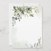 Waterverf Eucalyptus Nursing School Afstuderen Kaart (Achterkant)