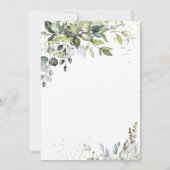 Waterverf Eucalyptus Nursing School Afstuderen Kaart (Achterkant)