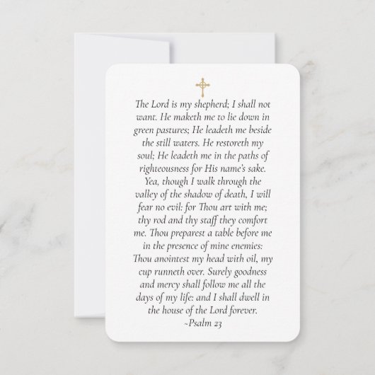 Waterverf Eucalyptus Photo Memorial Prayer Card Notitiekaartje (Achterkant)